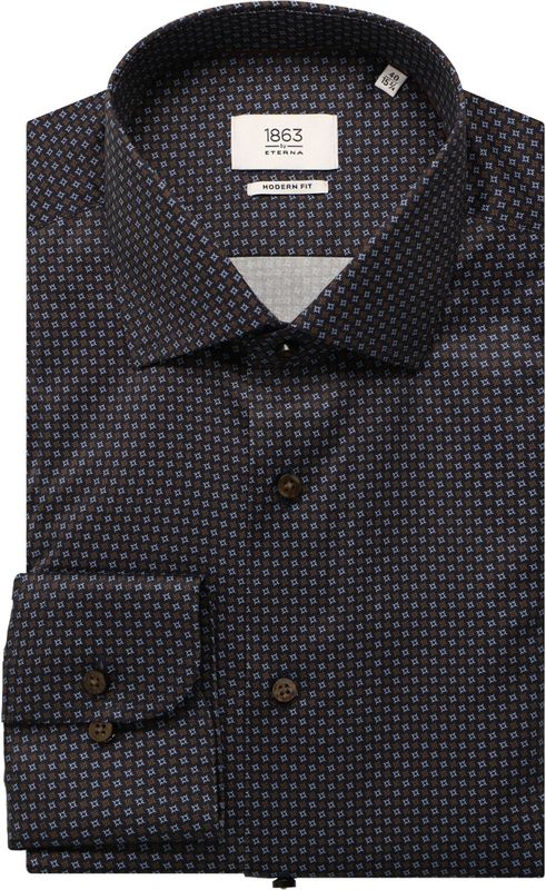 Modern fit zakelijk overhemd met kentkraag