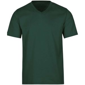 TRIGEMA Comfort Fit T-Shirt V-hals spar, Effen