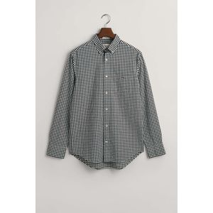 GANT Regular Fit Overhemd zwart, Ruit