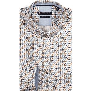 Giordano Overhemd blauw, Bedrukt