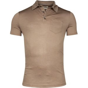 Thomas Maine Polo shirt Korte mouw bruin