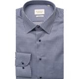 Eterna - MODERN FIT - Overhemd - Blauw - NON IRON (strijkvrij)