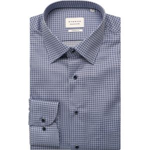Eterna - MODERN FIT - Overhemd - Blauw - NON IRON (strijkvrij)