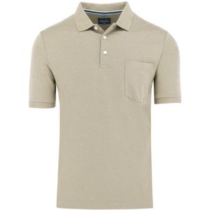 Marvelis Casual Polo shirt Korte mouw beige