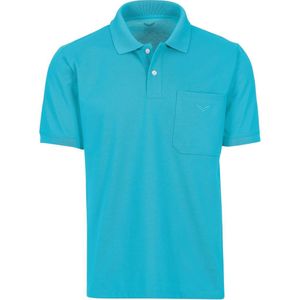 TRIGEMA Comfort Fit Polo shirt Korte mouw turquoise