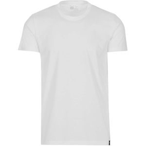 TRIGEMA Slim Fit T-Shirt ronde hals wit, Effen
