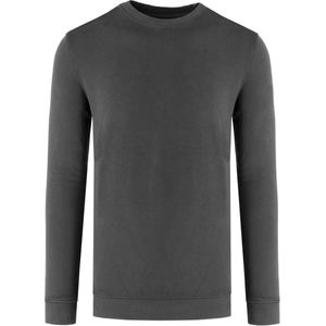 Marvelis Casual Trui ronde hals donkergrijs, Effen