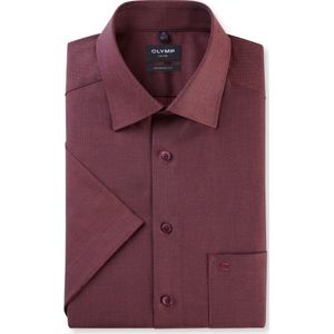 OLYMP Luxor Overhemd Korte mouw koraal