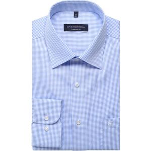 Casa Moda Overhemd blauw, Ruit