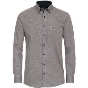 Casa Moda Casual Overhemd geel, Bedrukt