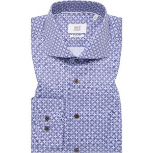 ETERNA 1863 Overhemd donkerbruin, Bedrukt