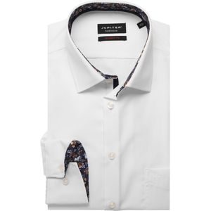 Jupiter Overhemd wit, Effen