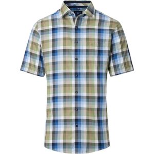 Redmond Casual Overhemd Korte mouw groen