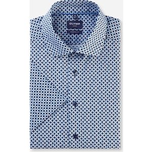 OLYMP Luxor Overhemd Korte mouw marine