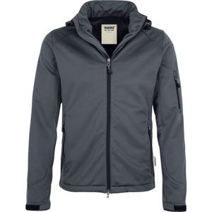 HAKRO 848 Softshell jas antraciet, Effen