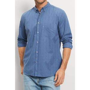 OLYMP Casual Overhemd marine, Ruit