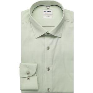 OLYMP Level Five Overhemd lichtgroen, Faux-uni