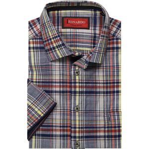 Leonardo by Jupiter Casual Overhemd Korte mouw geel