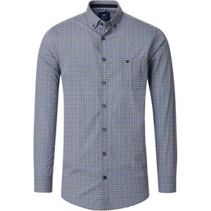 Redmond Casual Overhemd geel, Bedrukt