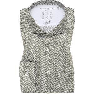 ETERNA Performance Overhemd kaki, Bedrukt