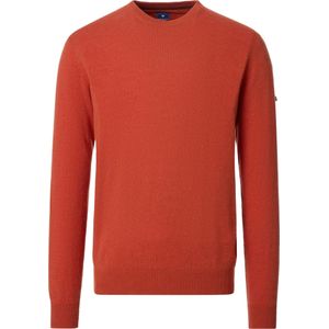Redmond Casual Trui ronde hals rood, Effen