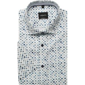 Venti Overhemd Korte mouw blauw