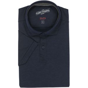 Pure Slim Fit Polo shirt Korte mouw marine