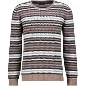 RAGMAN - Trui - Kameel - Gestreept - Lange Mouw