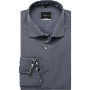 Venti Overhemd blauw, Faux-uni