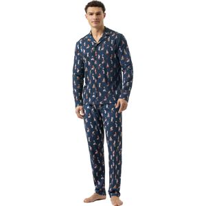 Mey pyjama blauw, Bedrukt