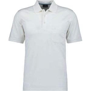 RAGMAN Softknit Polo shirt Korte mouw ecru