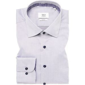 ETERNA 1863 Overhemd staalgrijs, Effen