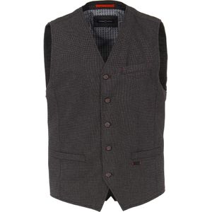 Casa Moda Casual Casual Fit Vest antraciet, Effen