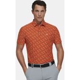 Meyer Polo shirt Korte mouw oranje