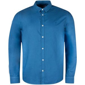 Kronstadt Overhemd blauw, Effen