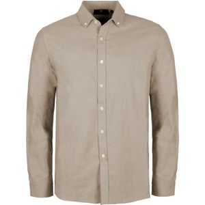 Indicode Overhemd lichtbruin, Effen