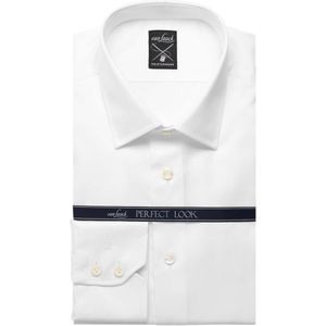 van Laack Meisterwerk Overhemd wit, Effen