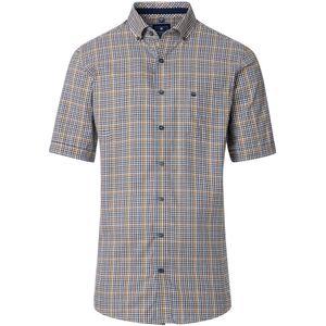 Redmond Casual Overhemd Korte mouw geel