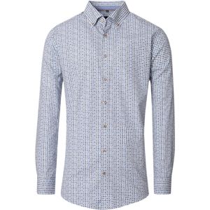 Venti Overhemd beige, Bedrukt