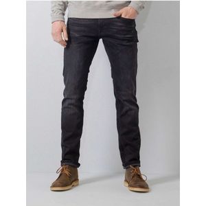 Petrol Industries Tapered Fit Jeans zwart, Effen