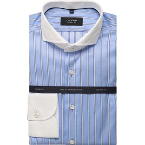 OLYMP SIGNATURE - Overhemd - Lichtblauw - Tailored Fit - SIGNATURE Cutaway