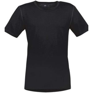 TRIGEMA Slim Fit T-Shirt ronde hals zwart, Effen