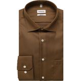 Seidensticker - Overhemd - Effen - Lange Mouw - 100% Katoen - Modern Kent Kraag