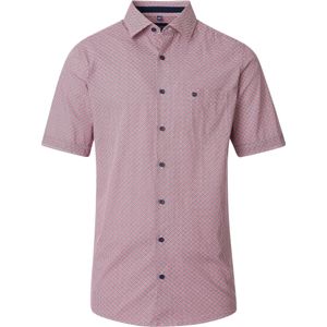 Redmond Casual Overhemd Korte mouw rood