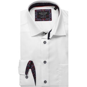 Jupiter Overhemd wit, Effen