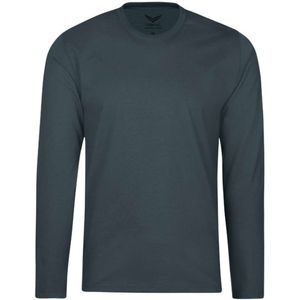 TRIGEMA Comfort Fit Longsleeve antraciet, Effen