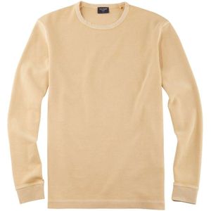 OLYMP Casual Modern Fit Longsleeve natuurlijk, Effen