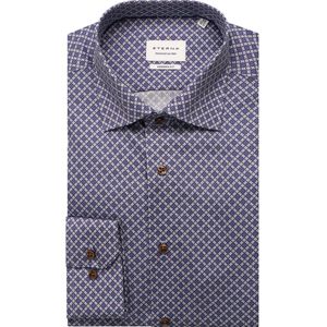 ETERNA Overhemd beige-bruin, Bedrukt