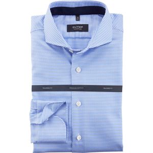 OLYMP - SIGNATURE - Overhemd - Bleu - Tailored Fit - SIGNATURE Cutaway