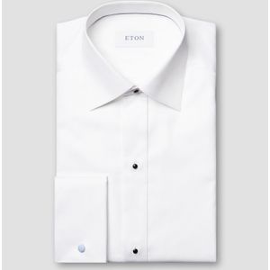 Eton - Slim Fit Overhemd - Wit - 100% Katoen